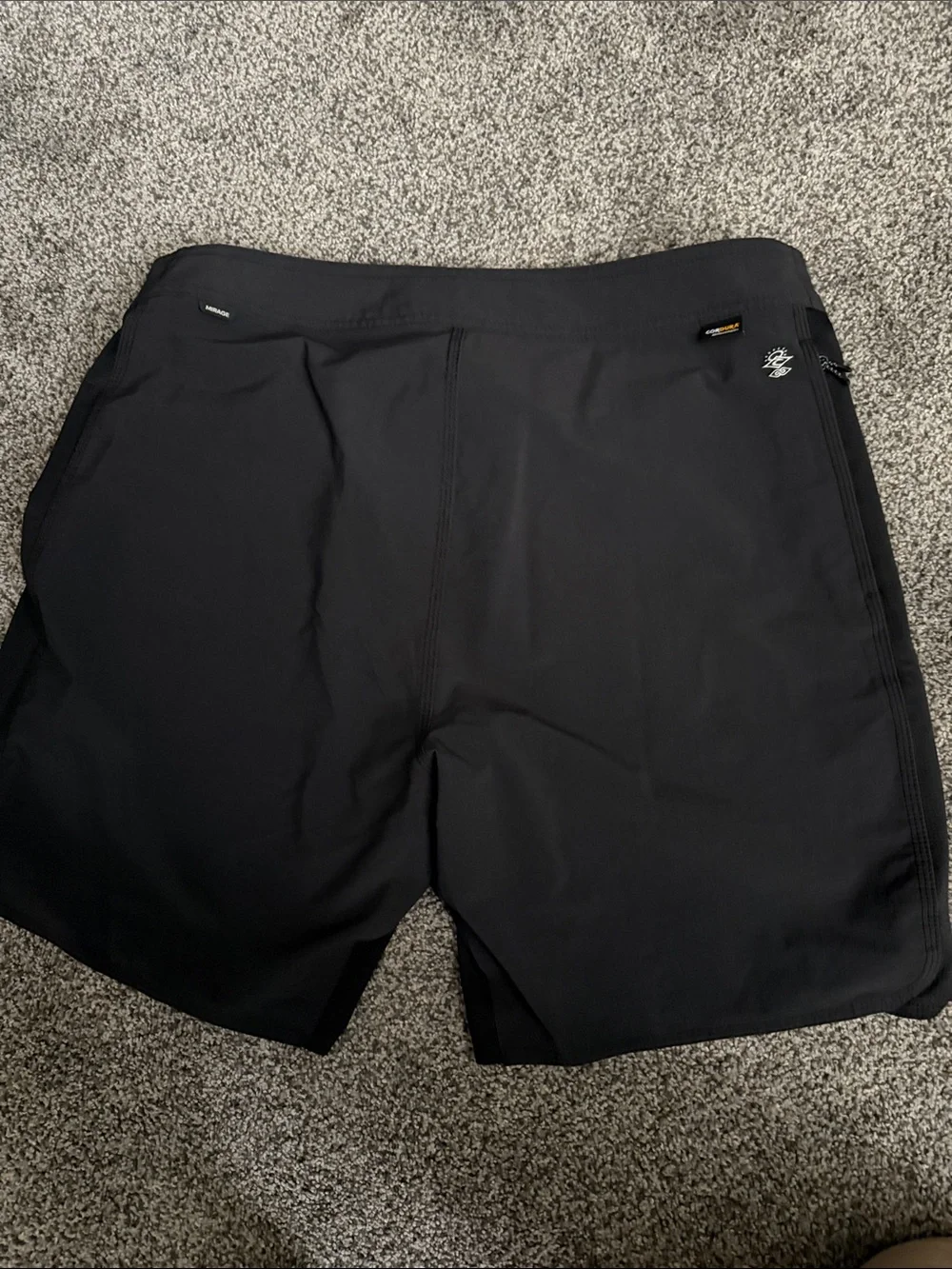 Rip Curl Black Men's Board Shorts with Drawstring Waist